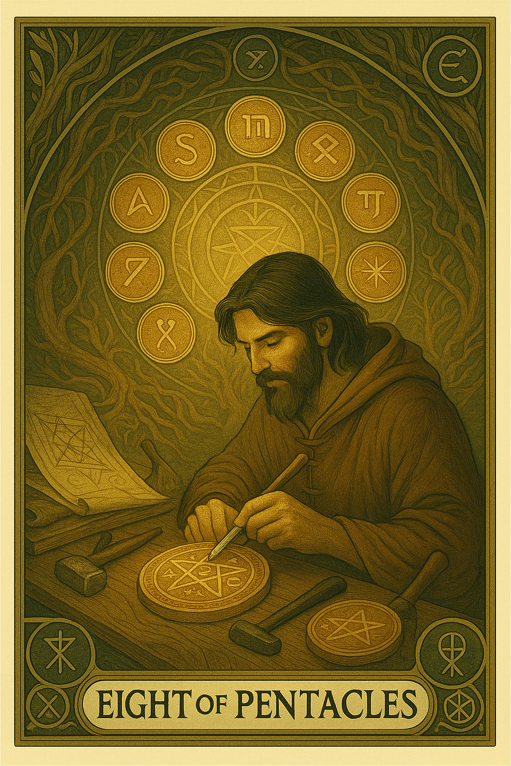 Eight of Pentacles