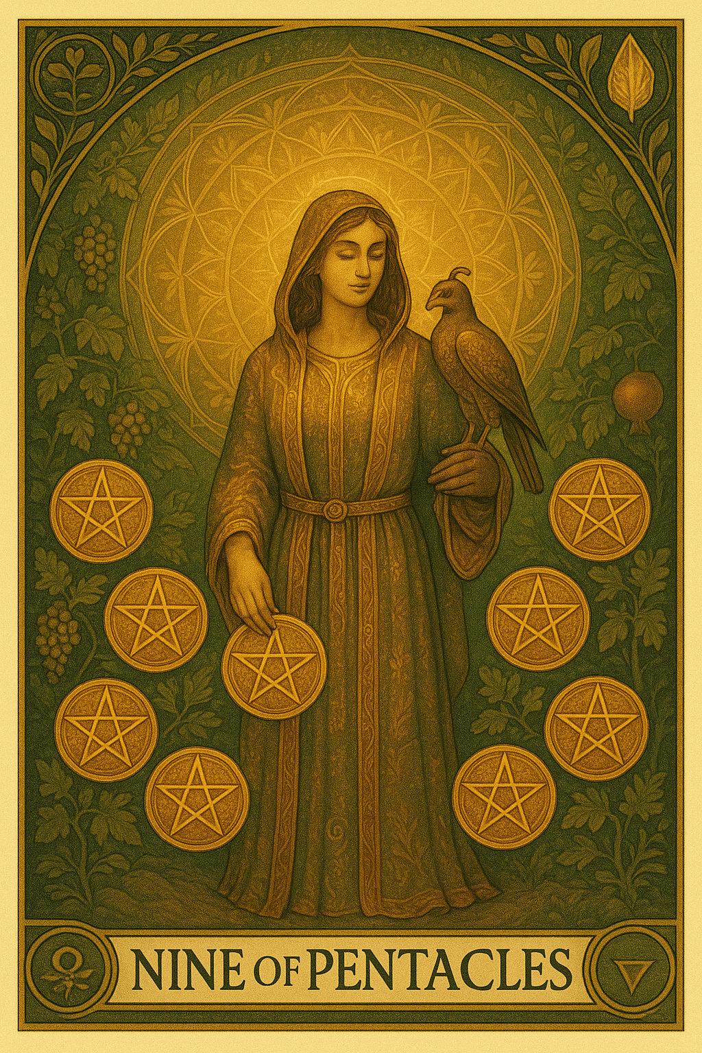 Nine of Pentacles