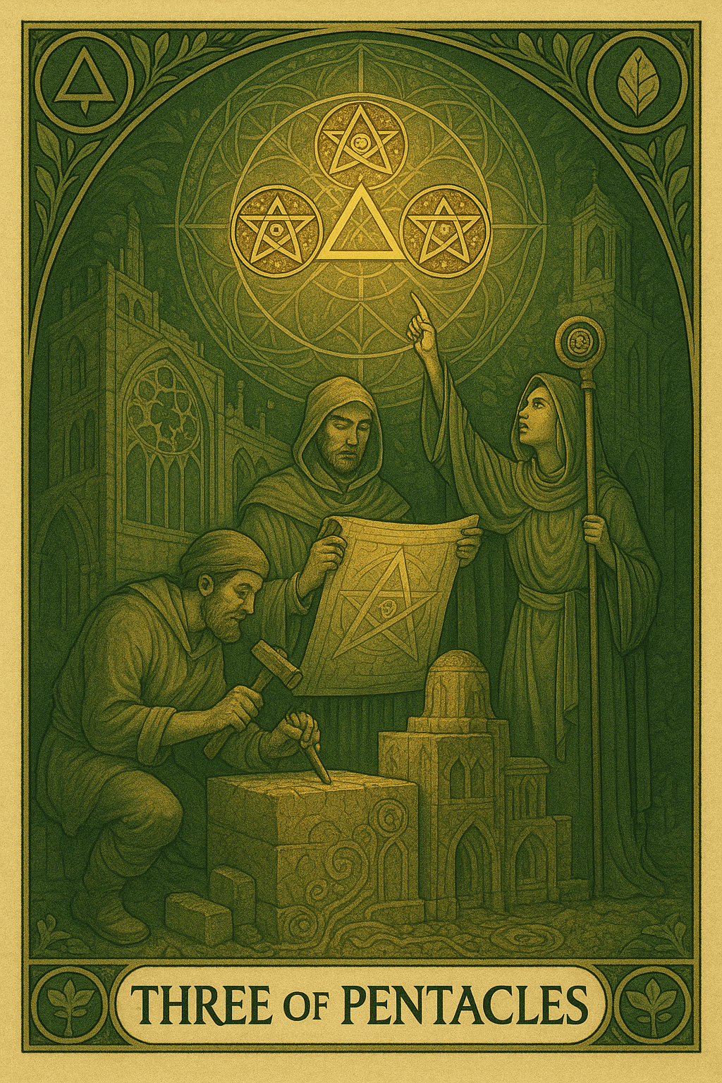 Three of Pentacles