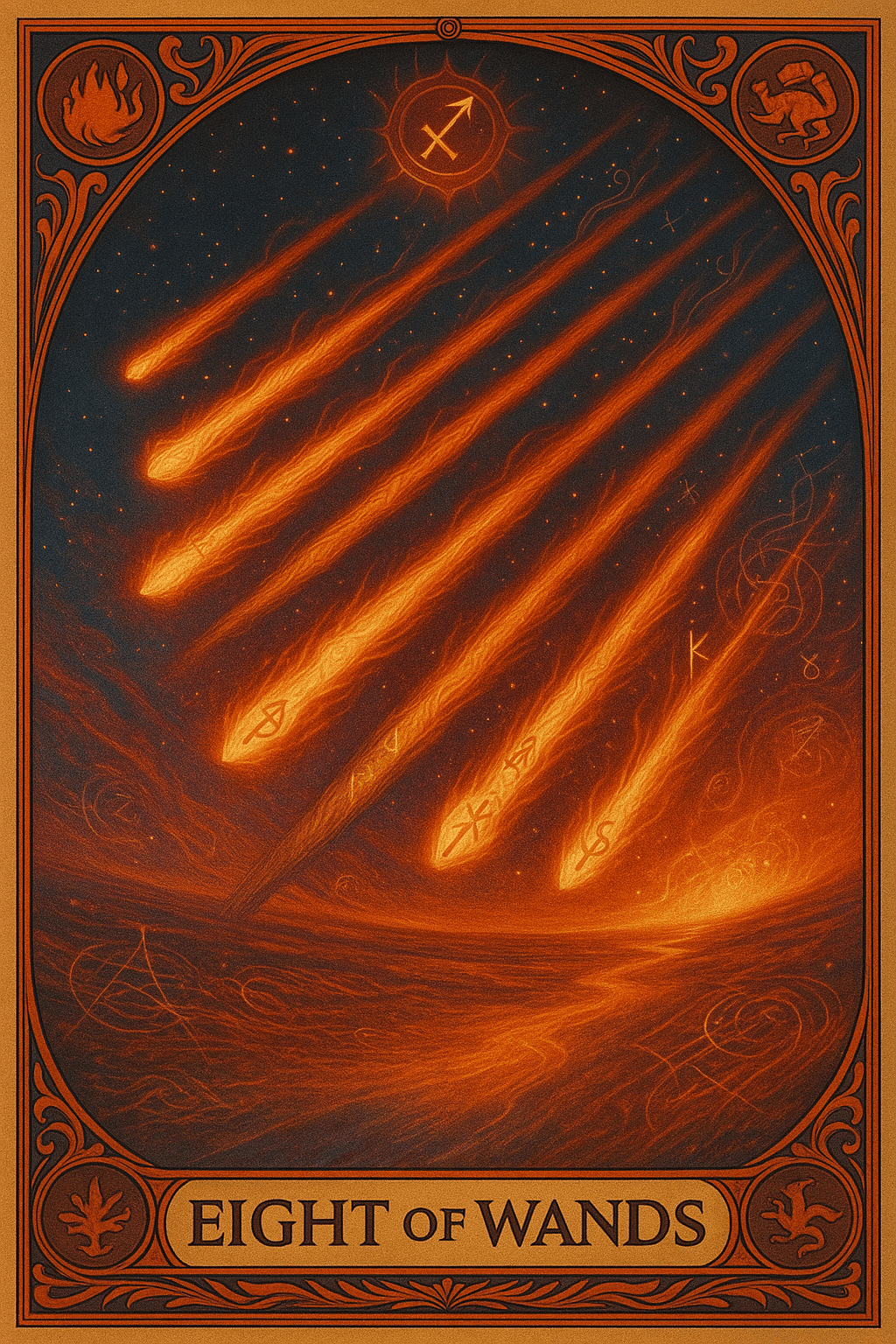 Eight of Wands
