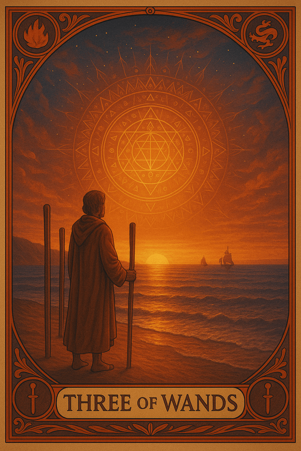 Three of Wands